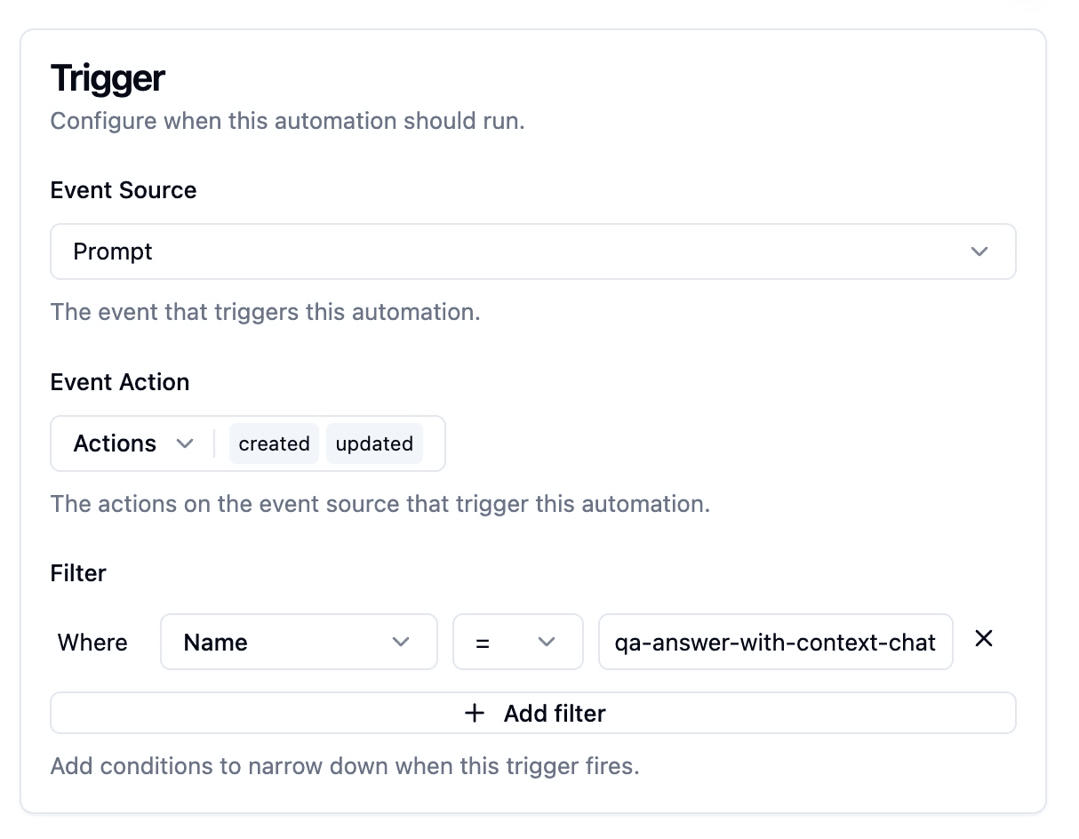 Select events